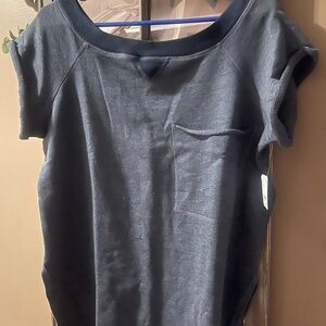 Free People Movement Casual Blue Women's One to Beat TOP ONLY